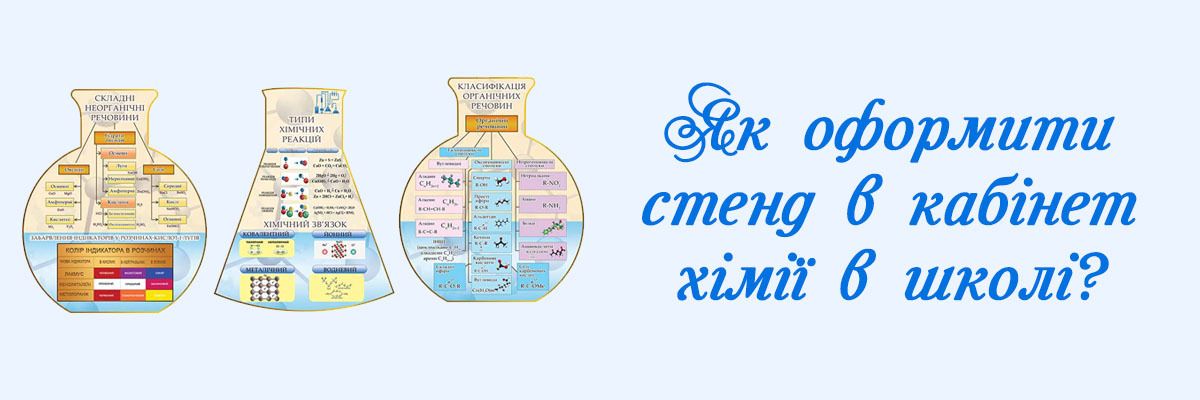 Як оформити стенд в кабінет хімії в школі? фото