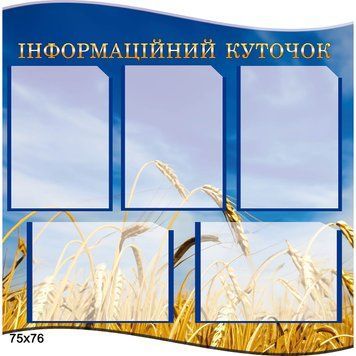 Стенд інформаційний з кишенями 41344 фото з прикладом дизайну