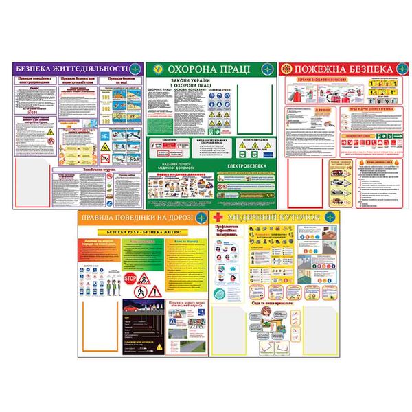 Стенд в кабинет безопасности комплект стендов в школу 45238 фото