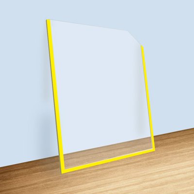 Кишеня пластикова А4 формату вертикальна жовта 1011113 фото