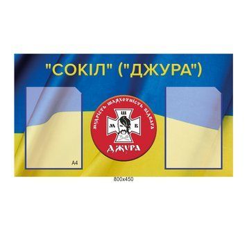 Стенд Военно-патриотическая игра "Сокол" ("Джура") 200170 фото с примером дизайна