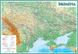Физическая карта Украины 145х100 50149 фото 1