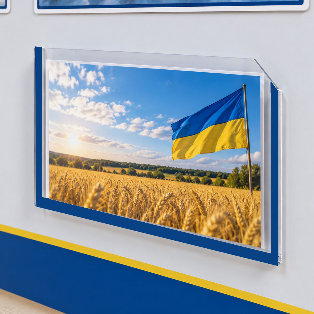 Кишеня пластикова А6 горизонтальна для інформаційного стенда фото