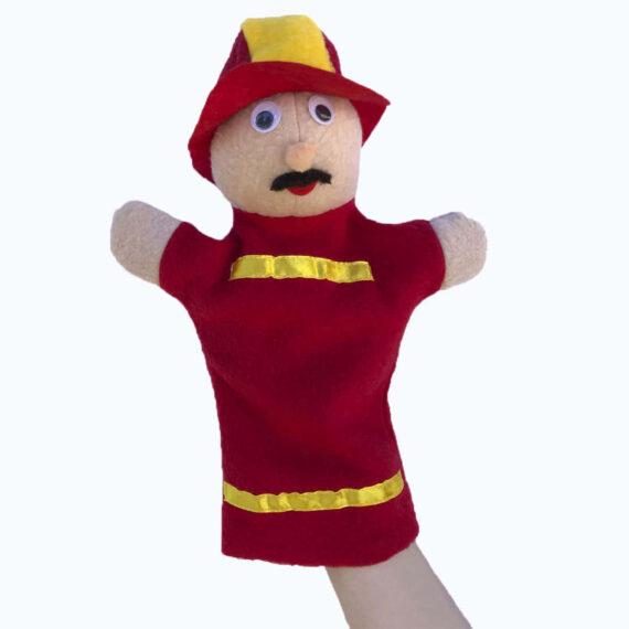 Лялька-рукавичка "Пожежник" фото 62428