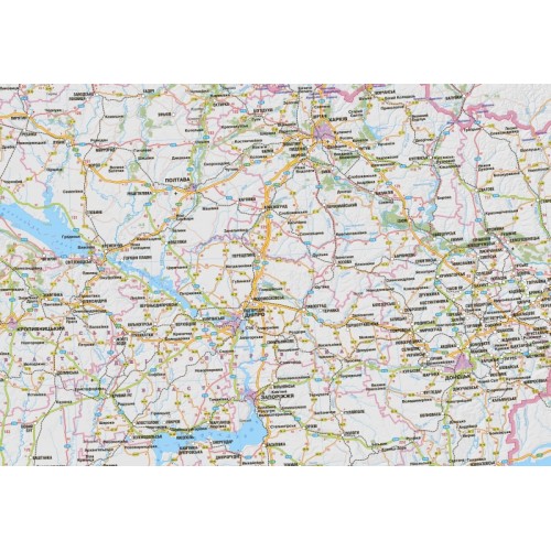 Карта автомобильных дорог Украины на планках фото 70060