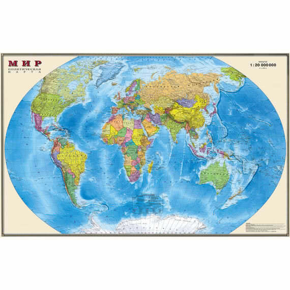 Стенд карта світу фото 54934